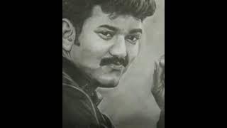 actor vijay pencil drawing #Akhil AG