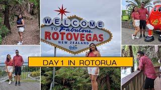 Day 1 in Rotorua | Camping Experience in North Island | Places to visit in Rotorua |