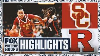 No. 4 USC Trojans vs. Rutgers Scarlet Knights Highlights | FOX College Women's Hoops