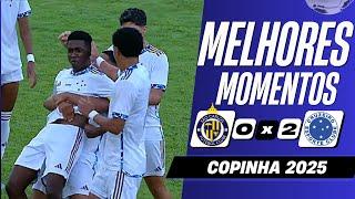 São Carlos 0 x 2 Cruzeiro | Melhores Momentos (COMPLETO) | Copinha 2025