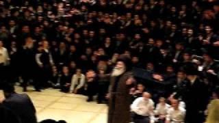 Bobov Rebbe 48 Falls at Mitzva Tantz in Israel