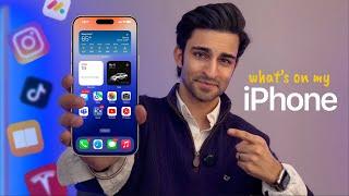 What's on my iPhone 16 Pro Max | iOS 18 customization, fav apps, setup 