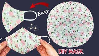 Very Easy Cute Mask! Diy Face Mask Easy Pattern Sewing Tutorial | How to Simple Mask Making Ideas |