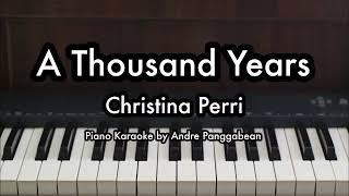 A Thousand Years - Christina Perri | Piano Karaoke by Andre Panggabean