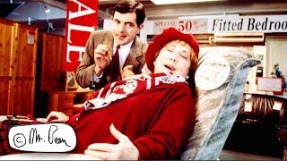 Armchair MAYHEM on Black Friday | Mr Bean Funny Clips | Mr Bean Official