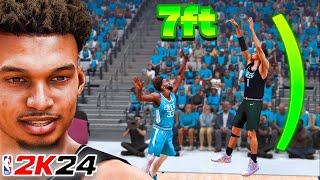 The GREATEST CENTER BUILD With REC RANDOMS In NBA 2K24!