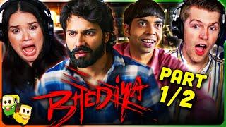 BHEDIYA Movie Reaction Part 1/2! | Varun Dhawan | Kriti Sanon | Abhishek Banerjee | Amar Kaushik