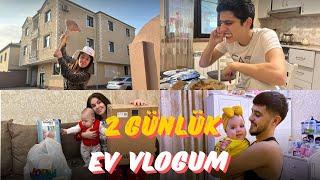 2 Günlük Əyləncə Dolu Ev Vlogum | Melisanın Qidalanması Və Qutu Açılımları 