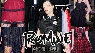 I tried Romwe’s GOTH festival collection…