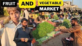 Vegetable and fruit market in pakistan || very expensive prices ||Nadeem in japan