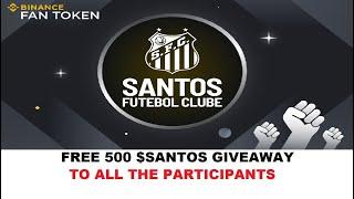 New Airdrop : FC Santos Fan Token Free 500 $SANTOS Giveaway