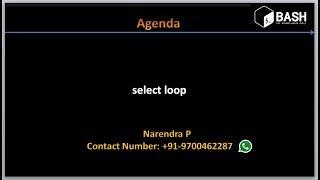 Complete Shell Scripting Tutorials | select loop