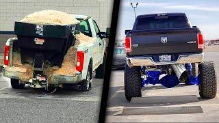 Badass Diesel Trucks Driving Fails / Wins Compilation | Rolling Coal 2021