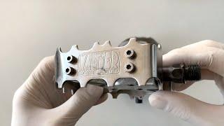 vintage bike pedal service / restoration - Rob Warner bear trap base jump