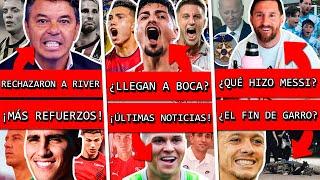 2 CRACKS rechazaron a RIVER ¿GALLARDO en PROBLEMAS?+ BOCA llamó 3 REFUERZOS+ MESSI viral+ MERCADO