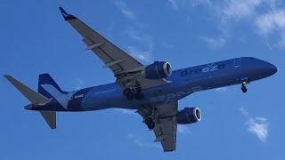 *RARE* Breeze Airways Embraer E190AR [N114BZ] Landing at San Diego International Airport