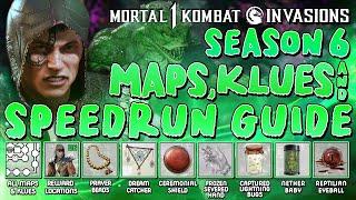 MK1 Season 6 Invasions Ultimate Guide: Maps, Klues, Skins & Speedrun