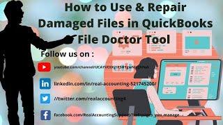 How to Use & Repair Damaged Files in QuickBooks File Doctor Tool | Intuit QuickBooks Solutions |