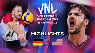  GER vs.  USA - Highlights | Week 3 | Men's VNL 2024