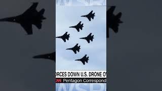 Russian Fighter Jet Forces Down US Drone over Black Sea after Intercept | March 14th, 2023