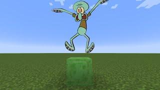 Don't jump on that slime block Mr. Squidward