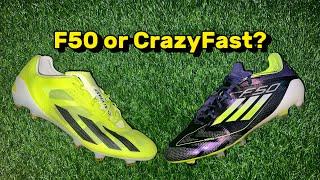 BOOT COMPARISON: Adidas F50 Elite Vs. Adidas X CrazyFast+