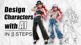 Character Design from Scratch with AI | Step-by-Step Tutorial | Dzine