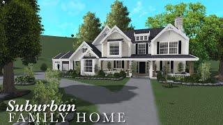 Bloxburg Speedbuild Suburban Family Home