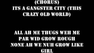 Popcaan - Gangster City (LYRICS) (Follow @DancehallLyrics )