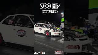 Juan Abadia 9.09@163mph 700hp  D16 ek hatch