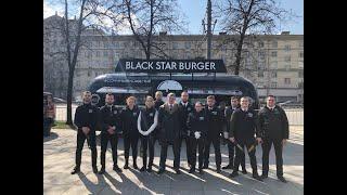 Открытие Black Star Burgers в ТЦ Метрополис