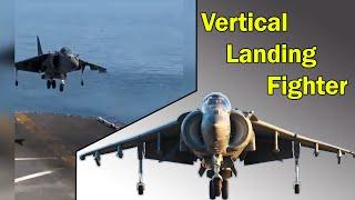 Vertical Landing with Fighter on Aircraft Carrier