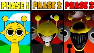 Phase 1 VS Phase 2 VS Phase 3 in Incredibox Sprunki!