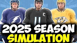 2025 NHL SEASON SIMULATION