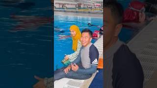 TIMBOI JADI PUTRA MERMAID RIA RICIS?  PAKAI EKOR MERMAID.. ‍️‍️