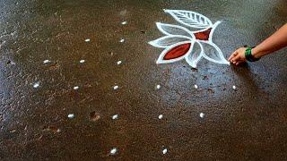 Aadivelli special lotus kolam|6*2*2 aadipooram kolam|Aadi 18 kolam|Aadiperuku kolam Super rangoli