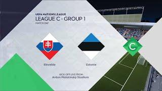 Slovakia vs Estonia | Anton Malatinský Stadium | 2024-25 UEFA Nations League | PES 2021