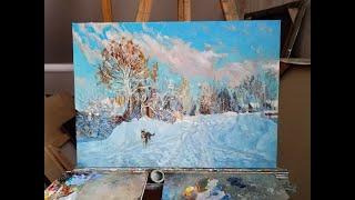 мой город Выкса. зимний пейзаж