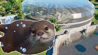 Asian Small-Clawed Otter Dome Habitat | Hill Stone Zoo Speed Build in Franchise Mode | #PlanetZoo