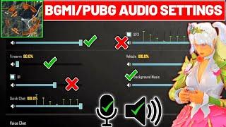 3.2 Update Sound Settings Increase Footsteps 100% Working | Bgmi Audio advance Setting