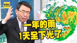 【凱米颱風】高雄單日強降一年的雨量！愛河撐不住「溢堤」 黃泥洪流衝入周邊精華地社區！@ebcCTime