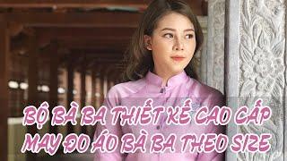 ÁO BÀ BA VIDES THIẾT KẾ CỔ 3 PHÂN 0379807015