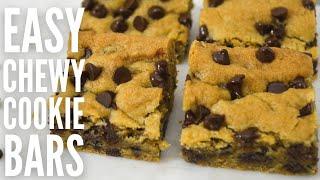 The BEST chocolate chip cookie bars recipe! (Chocolate chip blondies)