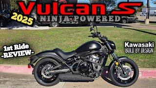 2025 Kawasaki Vulcan S 650 1st Ride & Review | Ninja Powered Cruiser