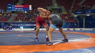 BRONZE GR - 80 kg: V. NAZARYAN (ARM) v. K. ARGHASH (IRI)