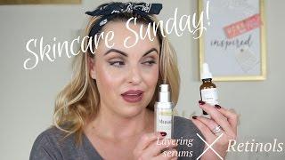 How to layer serums & Retinols || Skincare Sunday - Elle Leary Artistry