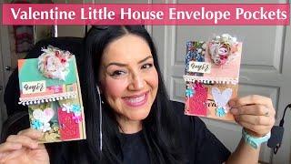 How To Make Valentine Little House Envelope Pockets for Junk Journals DTP with @TuCasaDePapel