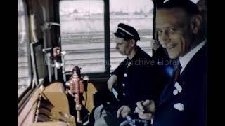 Archive footage of Train Ride through former Soviet Union (USSR) | 1950s home movie film