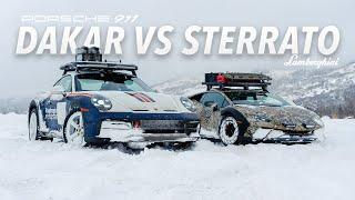 My 911 Dakar and Lamborghini Sterrato Play In The Snow - Offroad Supercars!