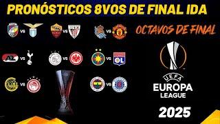 PRONOSTICOS 8vos de Final de la EUROPA LEAGUE - 2024/2025